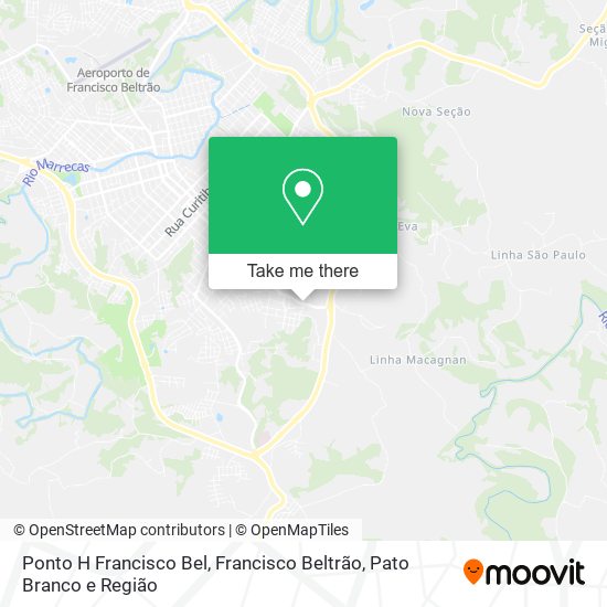 Ponto H Francisco Bel map