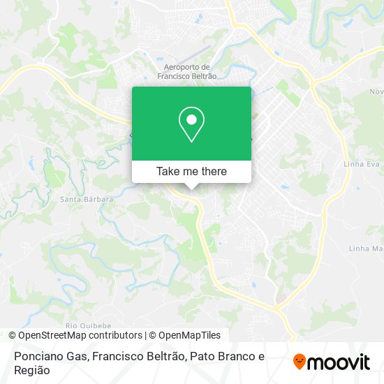 Ponciano Gas map