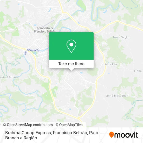 Brahma Chopp Express map