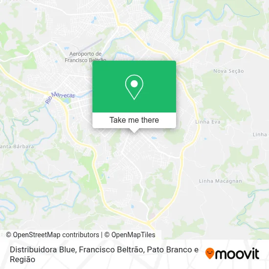 Distribuidora Blue map