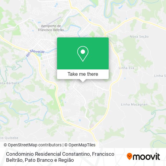 Condominio Residencial Constantino map
