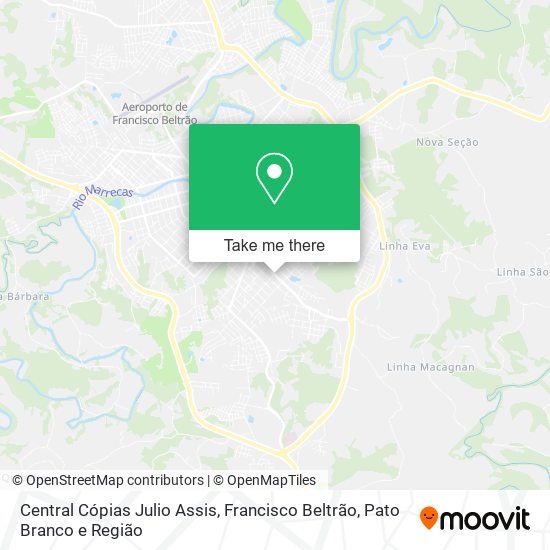 Central Cópias Julio Assis map