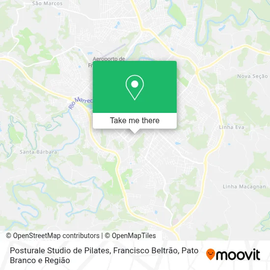 Posturale Studio de Pilates map