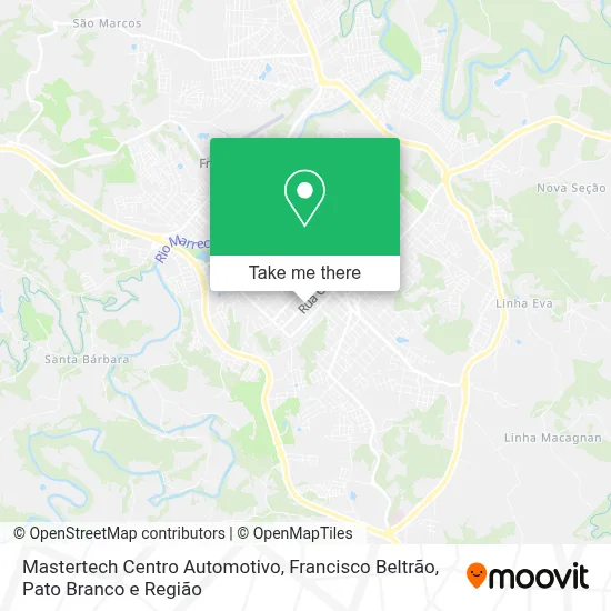 Mastertech Centro Automotivo map