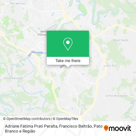 Adriane Fátima Prati Peralta map
