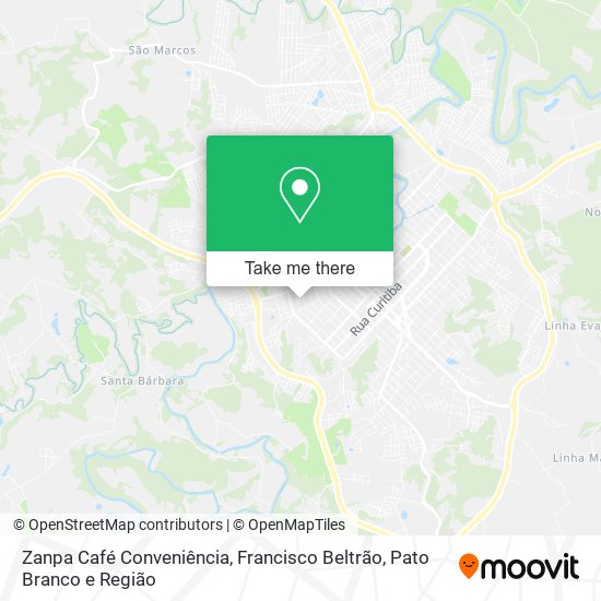 Zanpa Café Conveniência map