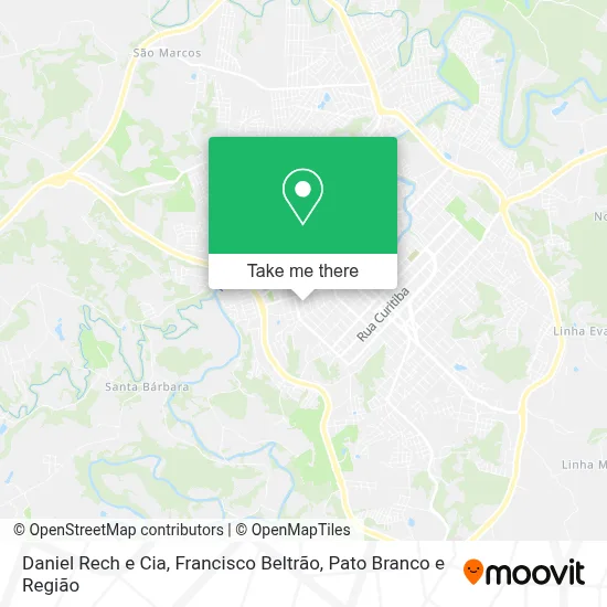 Daniel Rech e Cia map
