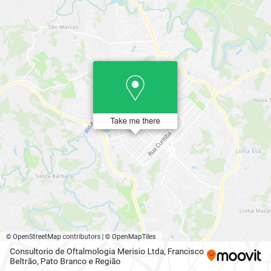 Consultorio de Oftalmologia Merisio Ltda map