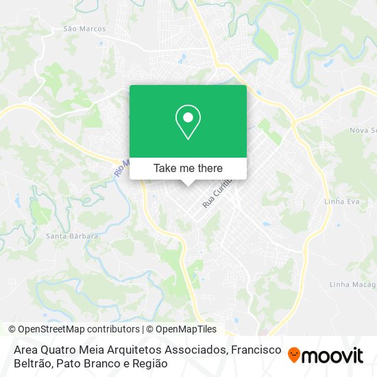 Area Quatro Meia Arquitetos Associados map