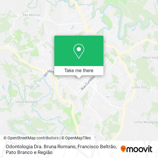 Odontologia Dra. Bruna Romano map