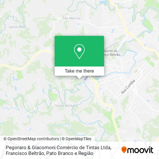 Pegoraro & Giacomoni Comércio de Tintas Ltda map