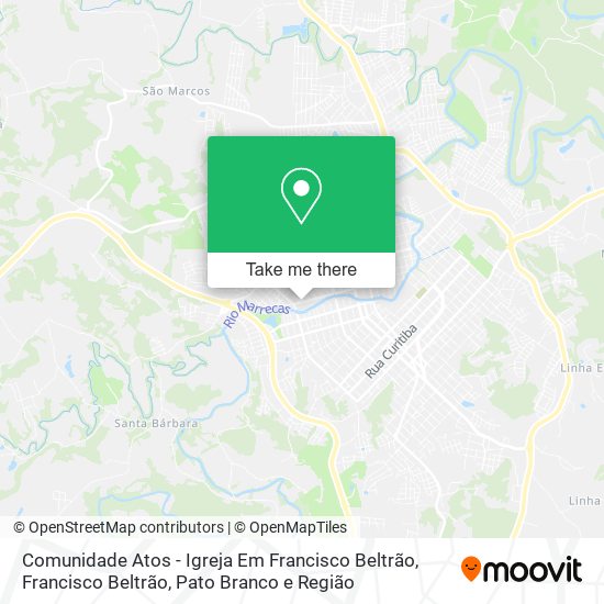 Comunidade Atos - Igreja Em Francisco Beltrão map