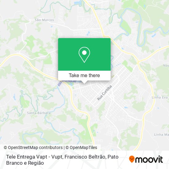 Tele Entrega Vapt - Vupt map
