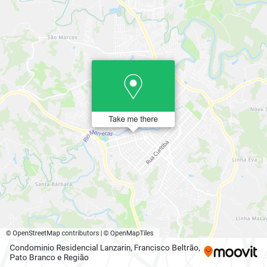 Mapa Condominio Residencial Lanzarin