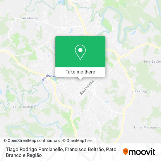 Tiago Rodrigo Parcianello map