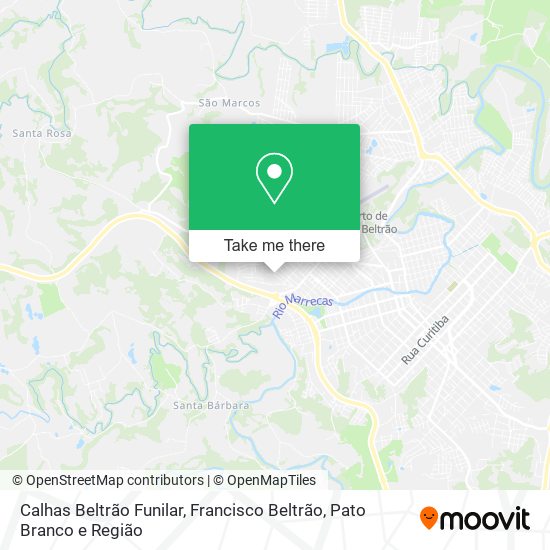 Calhas Beltrão Funilar map