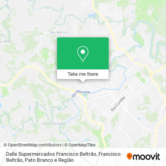Dalle Supermercados Francisco Beltrão map