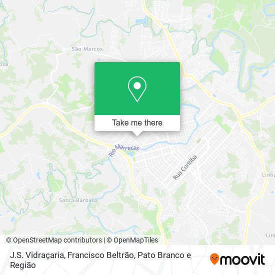 J.S. Vidraçaria map