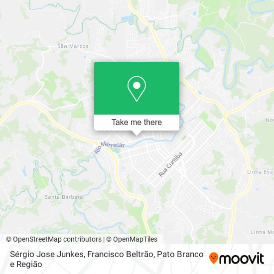 Sérgio Jose Junkes map