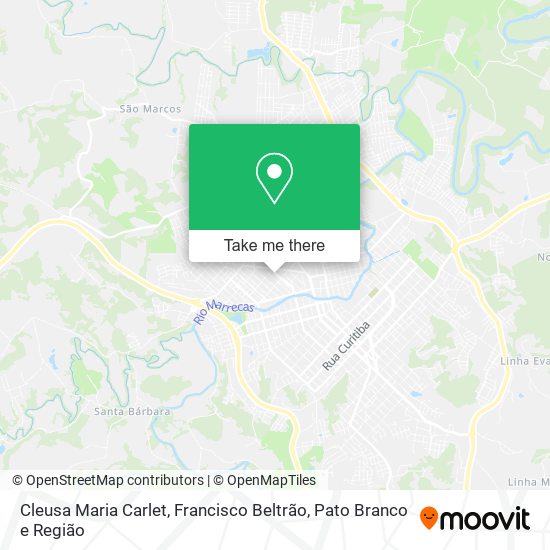 Cleusa Maria Carlet map