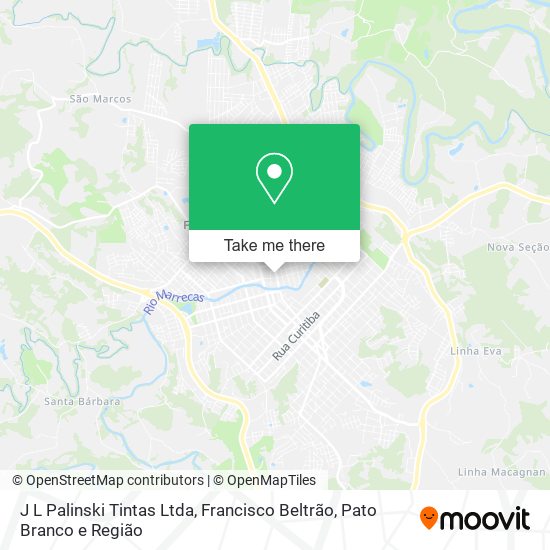 J L Palinski Tintas Ltda map