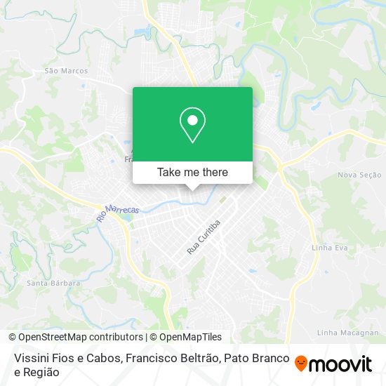 Vissini Fios e Cabos map