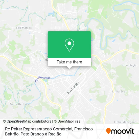 Rc Peiter Representacao Comercial map