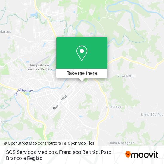 SOS Servicos Medicos map