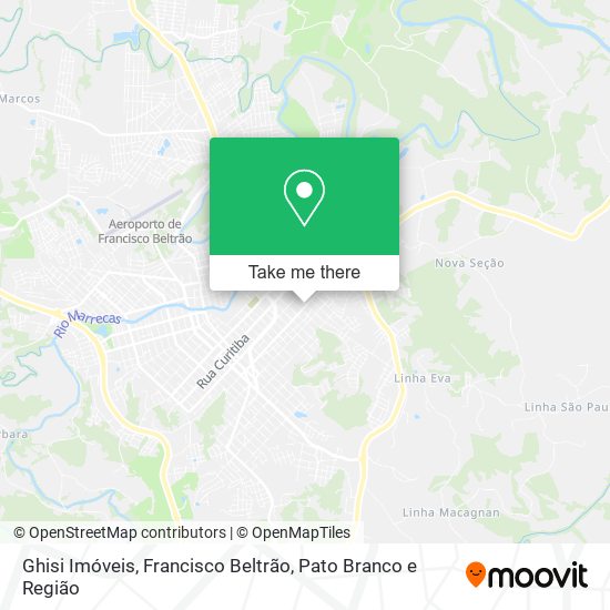 Ghisi Imóveis map