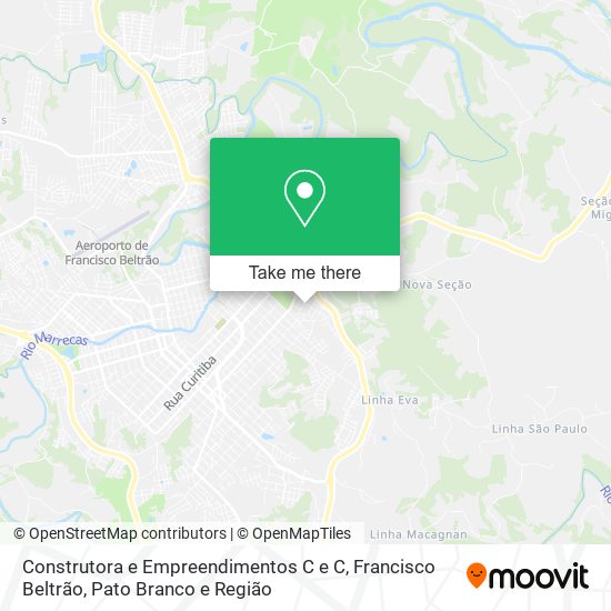 Construtora e Empreendimentos C e C map