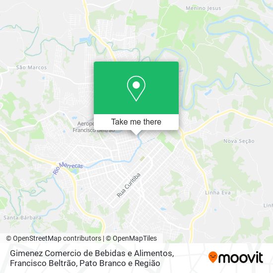 Gimenez Comercio de Bebidas e Alimentos map
