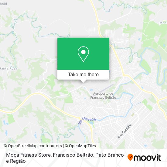 Moça Fitness Store map