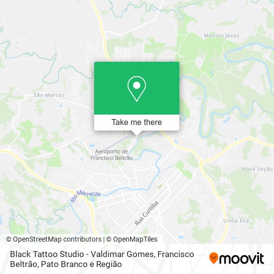 Black Tattoo Studio - Valdimar Gomes map