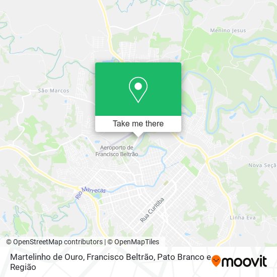 Martelinho de Ouro map