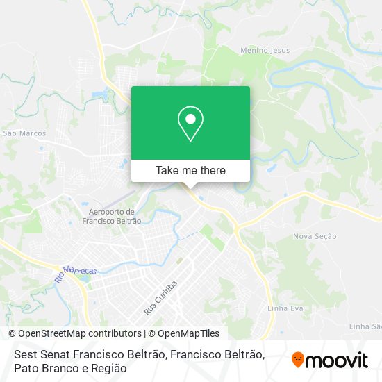 Sest Senat Francisco Beltrão map