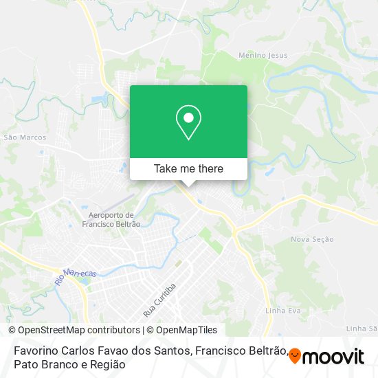 Favorino Carlos Favao dos Santos map