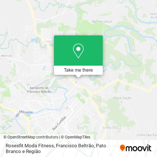 Rosesfit Moda Fitness map