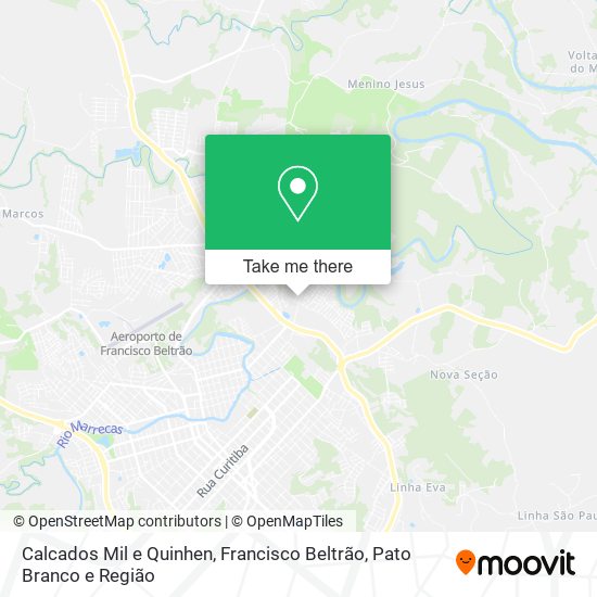 Calcados Mil e Quinhen map