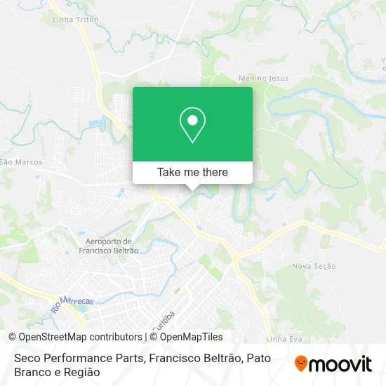 Seco Performance Parts map