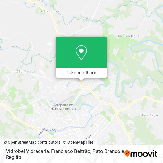 Vidrobel Vidracaria map