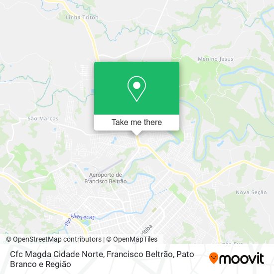 Cfc Magda Cidade Norte map
