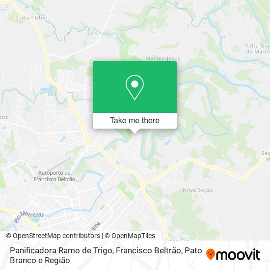 Panificadora Ramo de Trigo map