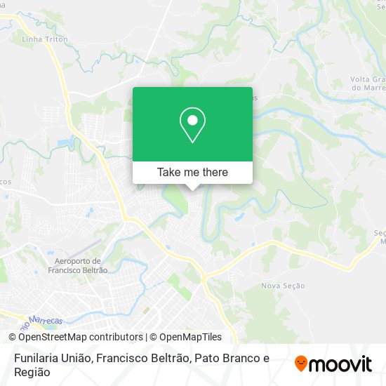 Funilaria União map