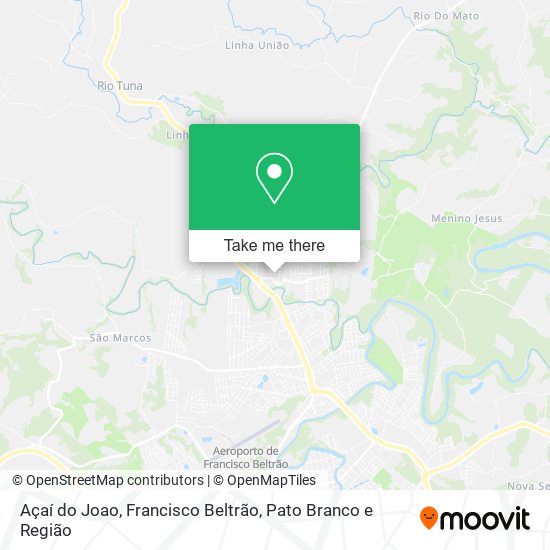 Açaí do Joao map