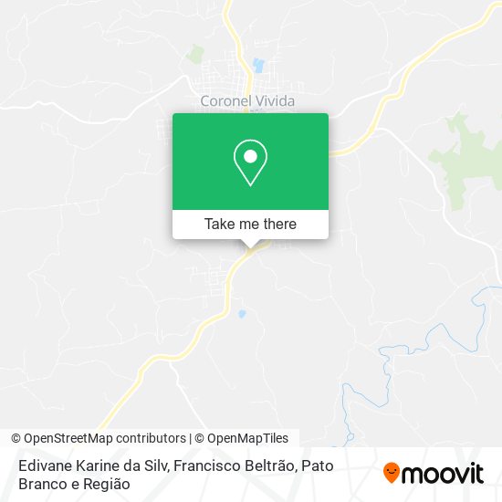 Edivane Karine da Silv map