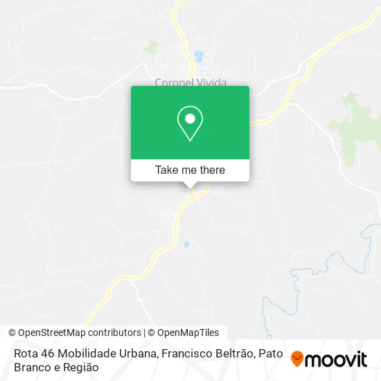 Rota 46 Mobilidade Urbana map