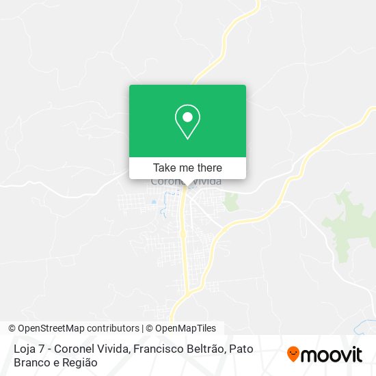 Loja 7 - Coronel Vivida map
