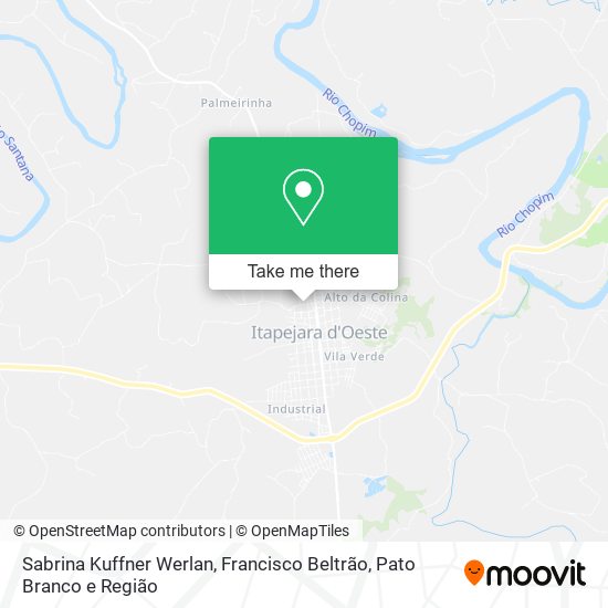 Sabrina Kuffner Werlan map