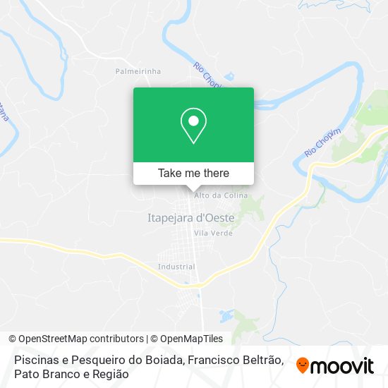 Piscinas e Pesqueiro do Boiada map
