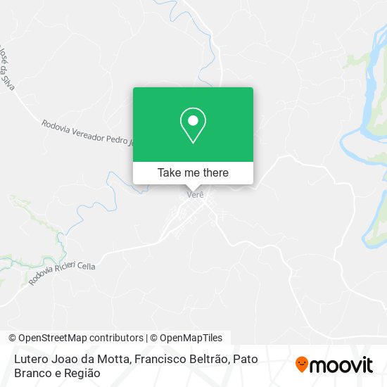 Lutero Joao da Motta map